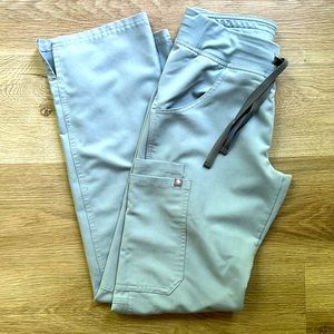 figs kade cargo scrub pants xxs in dusty blue